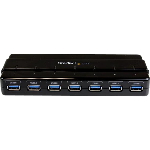 StarTech.com - 7-Port USB 3.0 Hub - black