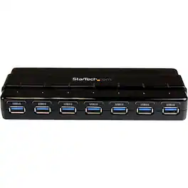 StarTech.com - 7-Port USB 3.0 Hub - Black