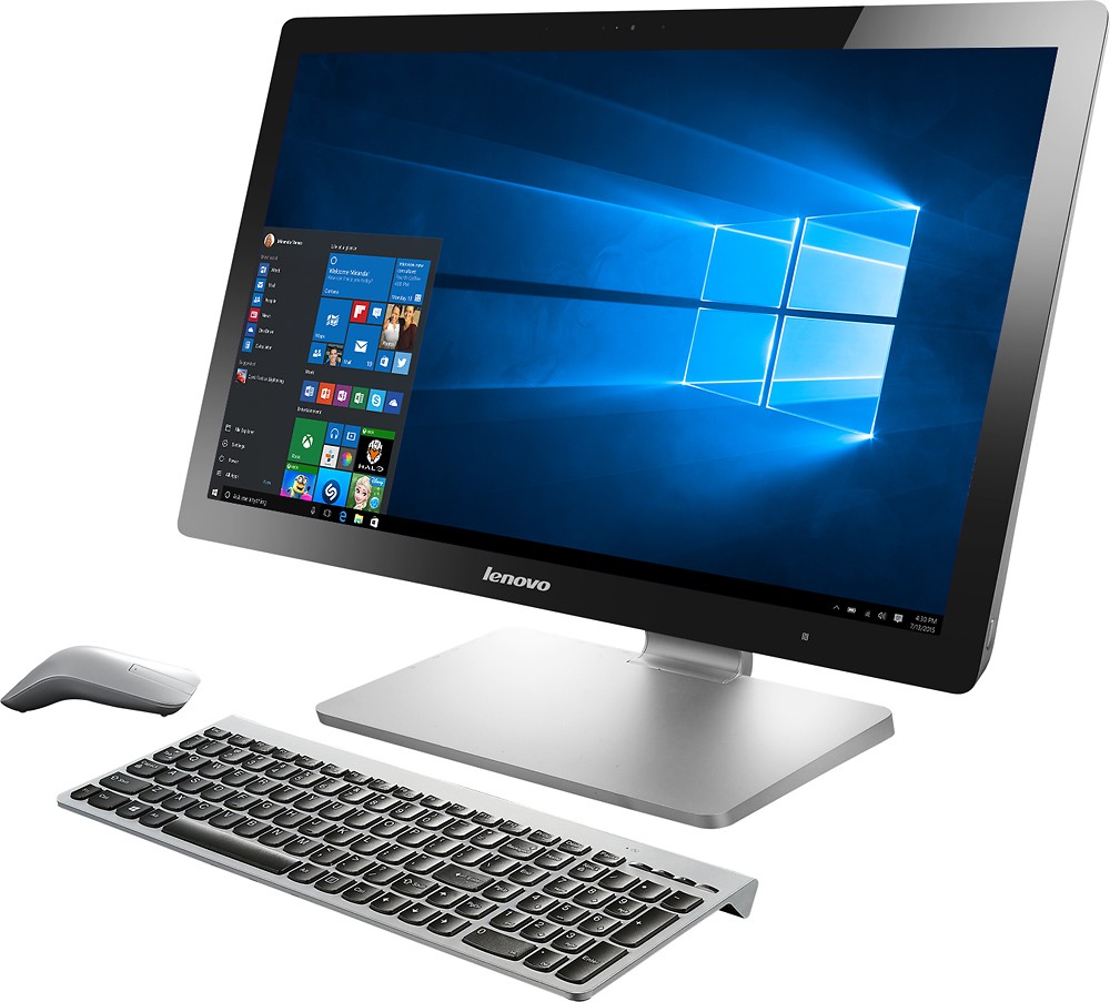 Lenovo 23.8" Touch-Screen All-In-One Intel Core i5 8GB Memory 1TB Hard