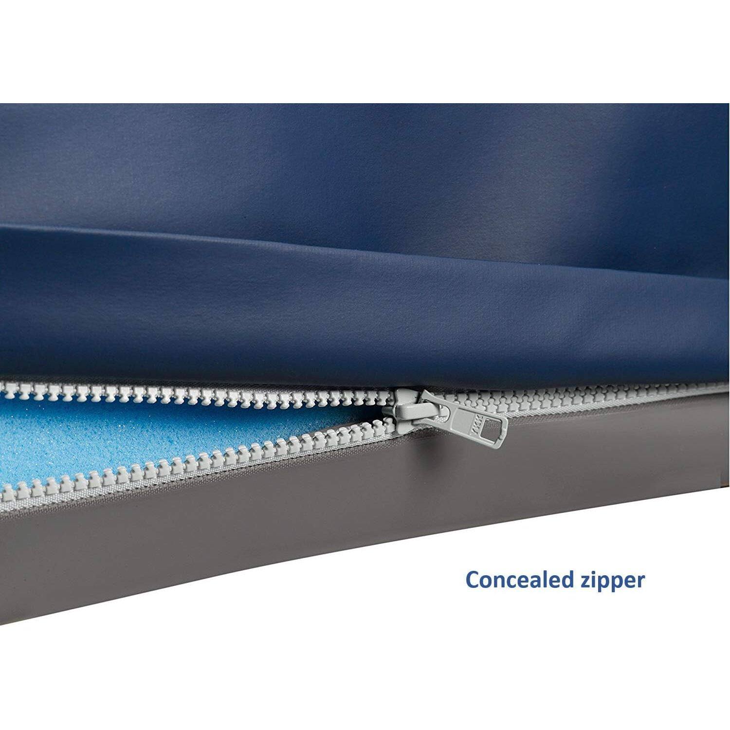 Concealed zipper