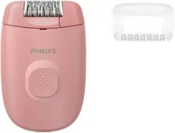 Philips Compact Hair Removal Epilator Series 2000 for Women - Corded with 1 Accessory (BRE227/00) - Soft Blossom - Angle_Zoom