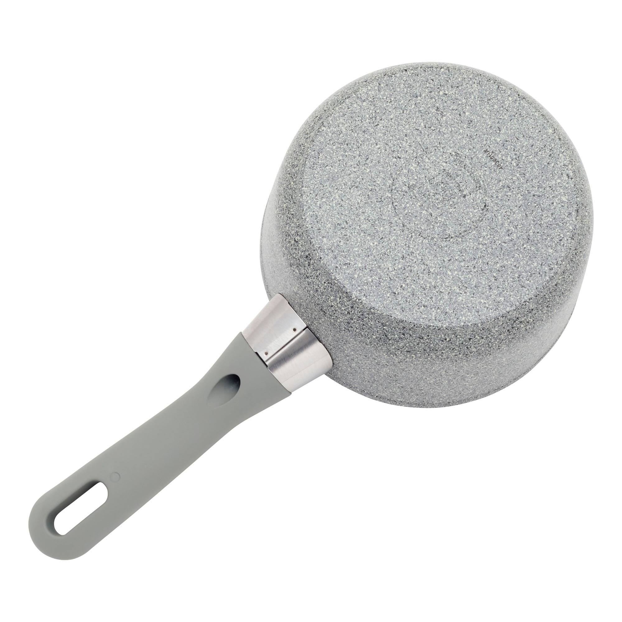 Alt View 2. ZWILLING - ZWILLING Parma Plus 1.5-qt Aluminum Nonstick Saucepan with Lid - Grey.