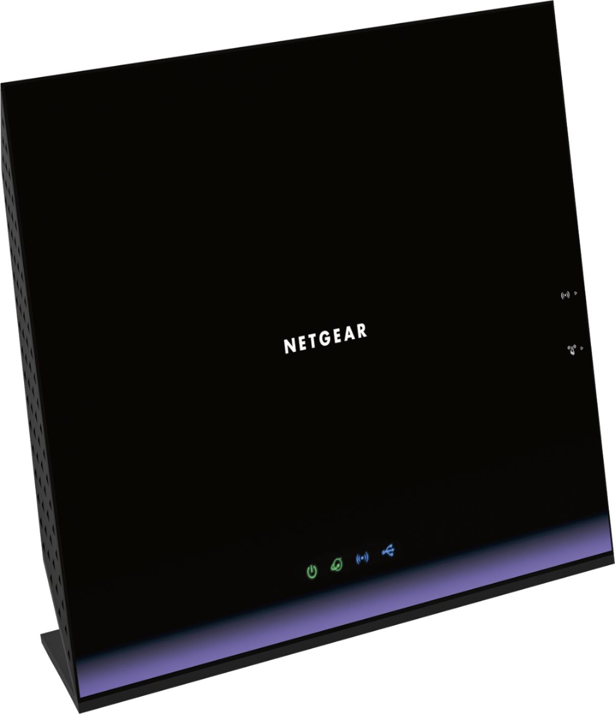 Angle View: NETGEAR - AC1600 Dual-Band Wi-Fi 5 Router - Black