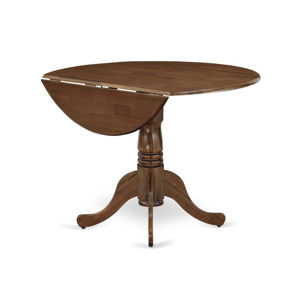 Alt View 2. East West Furniture - 5 Piece Dining Room Furniture Set - Antique Walnut.