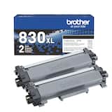 Brother - TN830XL 2-Pack High-Yield Toner Cartridges - Black