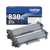 Brother - TN830XL 2-Pack High-Yield Toner Cartridges - Black - Front_Zoom