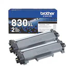 Brother - TN830XL 2-Pack High-Yield Toner Cartridges - Black