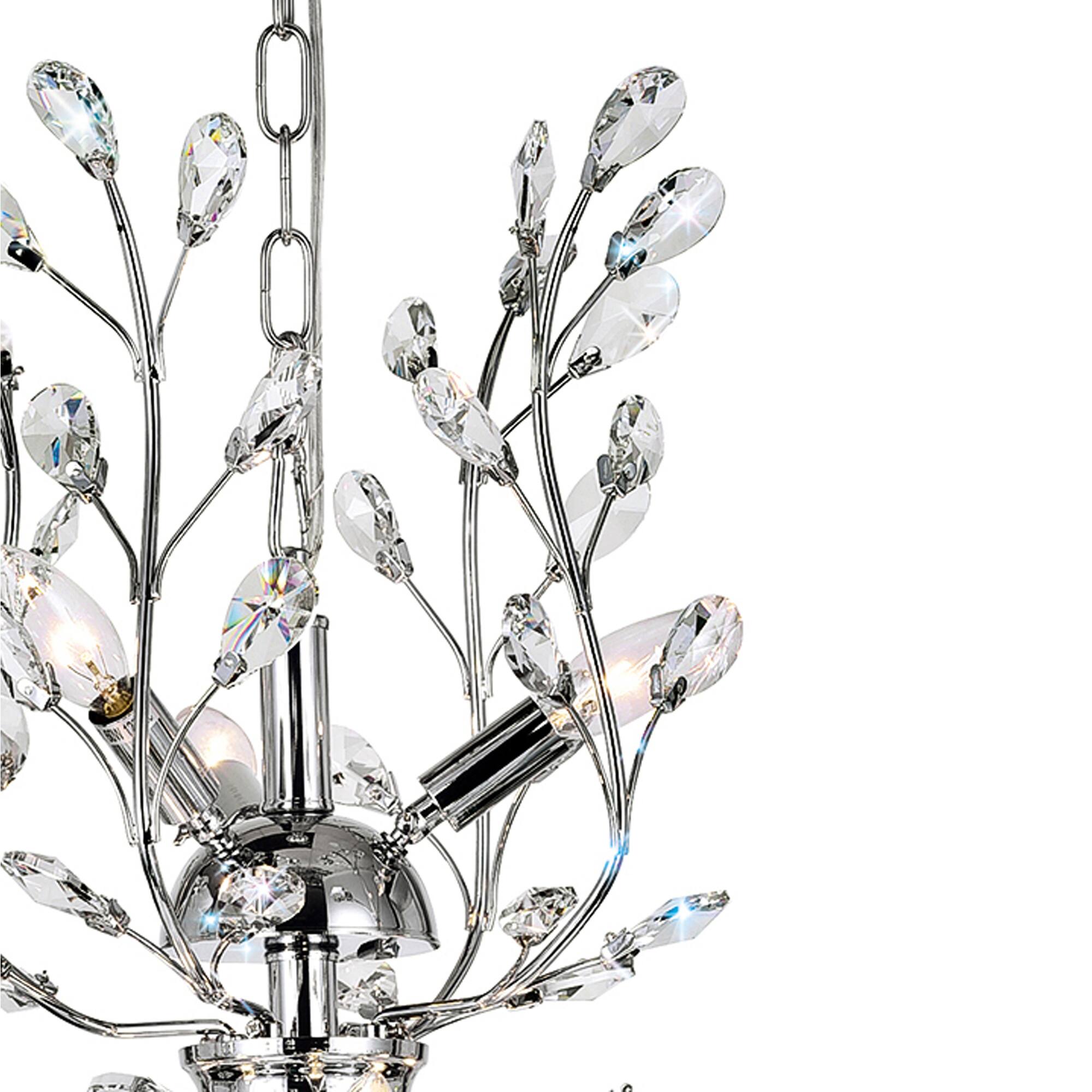 Left. CWI Lighting - Ivy 9 Light Chandelier With Chrome Finish - Chrome.