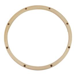 Gibraltar Hardware - 14" 8-Lug Wood Snare Side Drum Hoop, All-Wood Construction for Warm Tone & Clearer Sound, Provides Consistent Shape