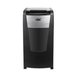GBC - WSM1757510 AutoFeed+ 600X 600 Auto/15 Manual Sheet Capacity Super Cross-Cut Office Shredder - Black