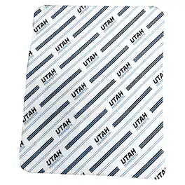 Logo Brands - Utah Mammoth 50" x 60" Classic Vertical Stripe Fleece Throw Blanket - Multicolor