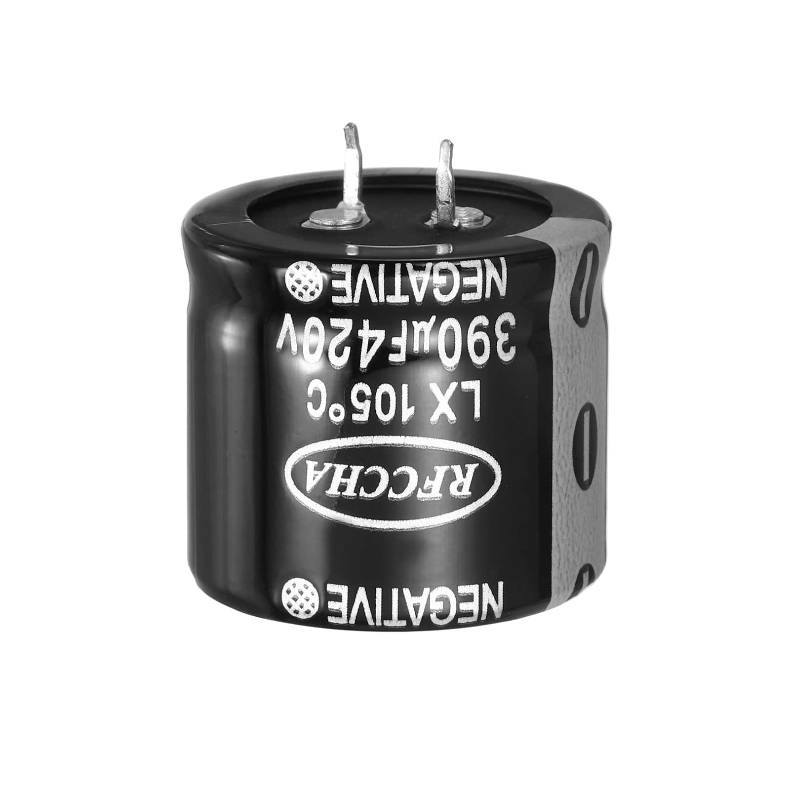Unique Bargains - 420V 390uF Snap-in Electrolytic Capacitor, 2 Pin, 31x35mm, for Audio/Filter/Appliances - Black price history on PriceWatchPro