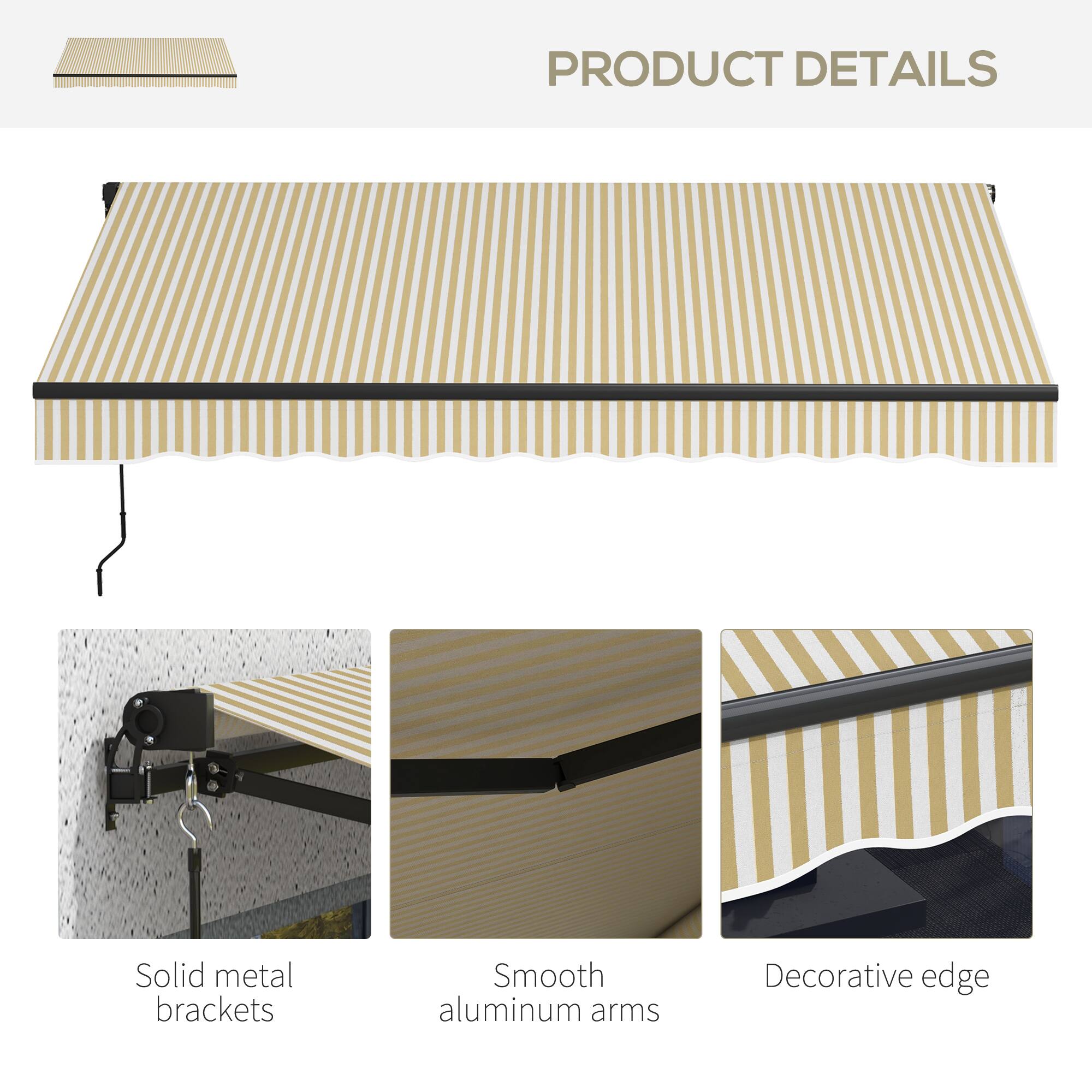 PRODUCT DETAILS

Solid metal brackets
Smooth aluminum arms
Decorative edge