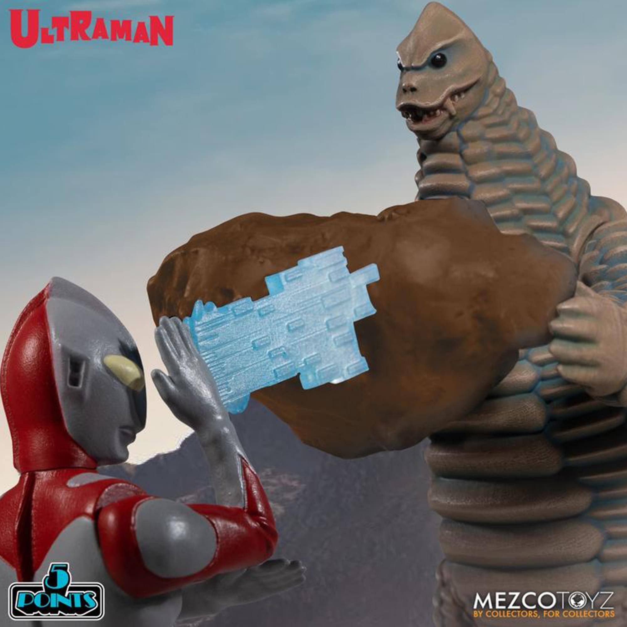 ULTRAMAN 5 POINTS MEZCOTOYZ BY COLLECTORS, FOR COLLECTORS