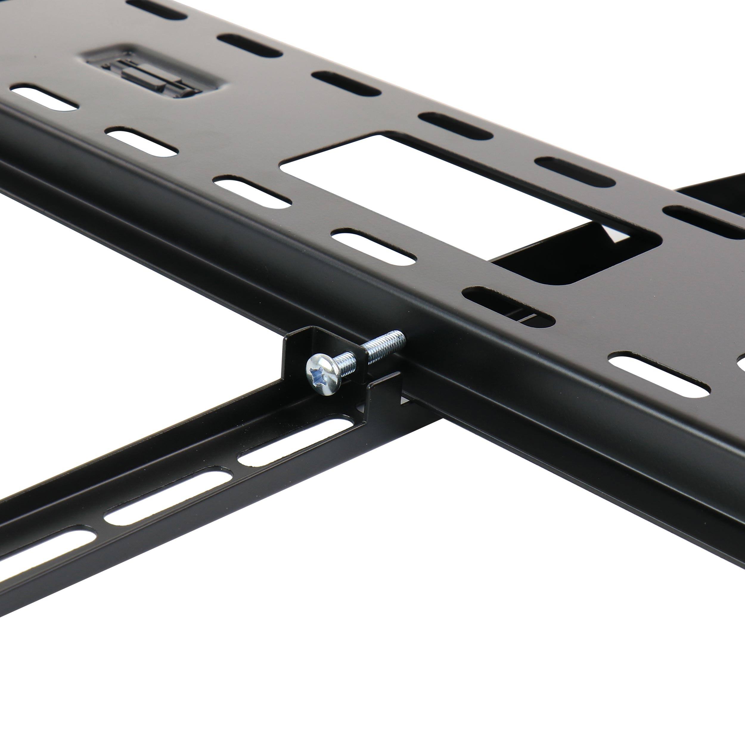 Alt View 4. MegaMounts - MegaMounts Fixed Wall Mount with Bubble Level for 37-100 Inch  LCD, LED, and Plasma Screens - Black.