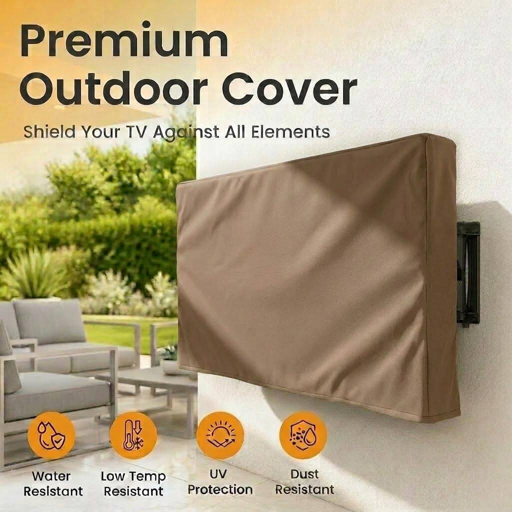 Premium Outdoor Cover  
Shield Your TV Against All Elements  
Water Resistant  
Low Temp Resistant  
UV Protection  
Dust Resistant