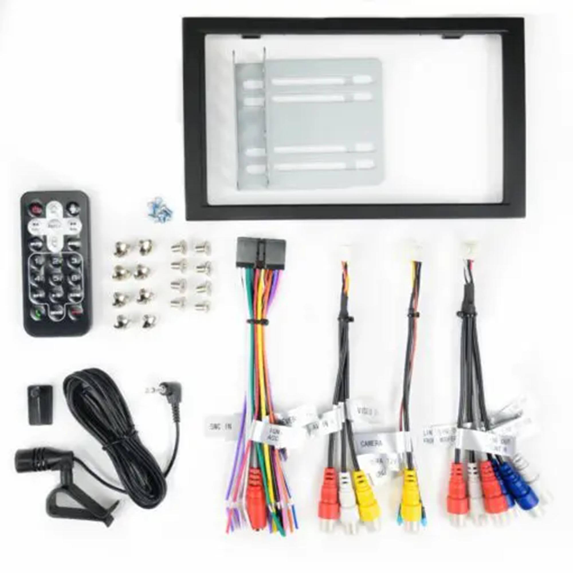 Alt View 4. Jensen - Jensen CAR10TC 10.1" Wireless CPAA Multimedia Receiver with Top Controls - Black/Gray.