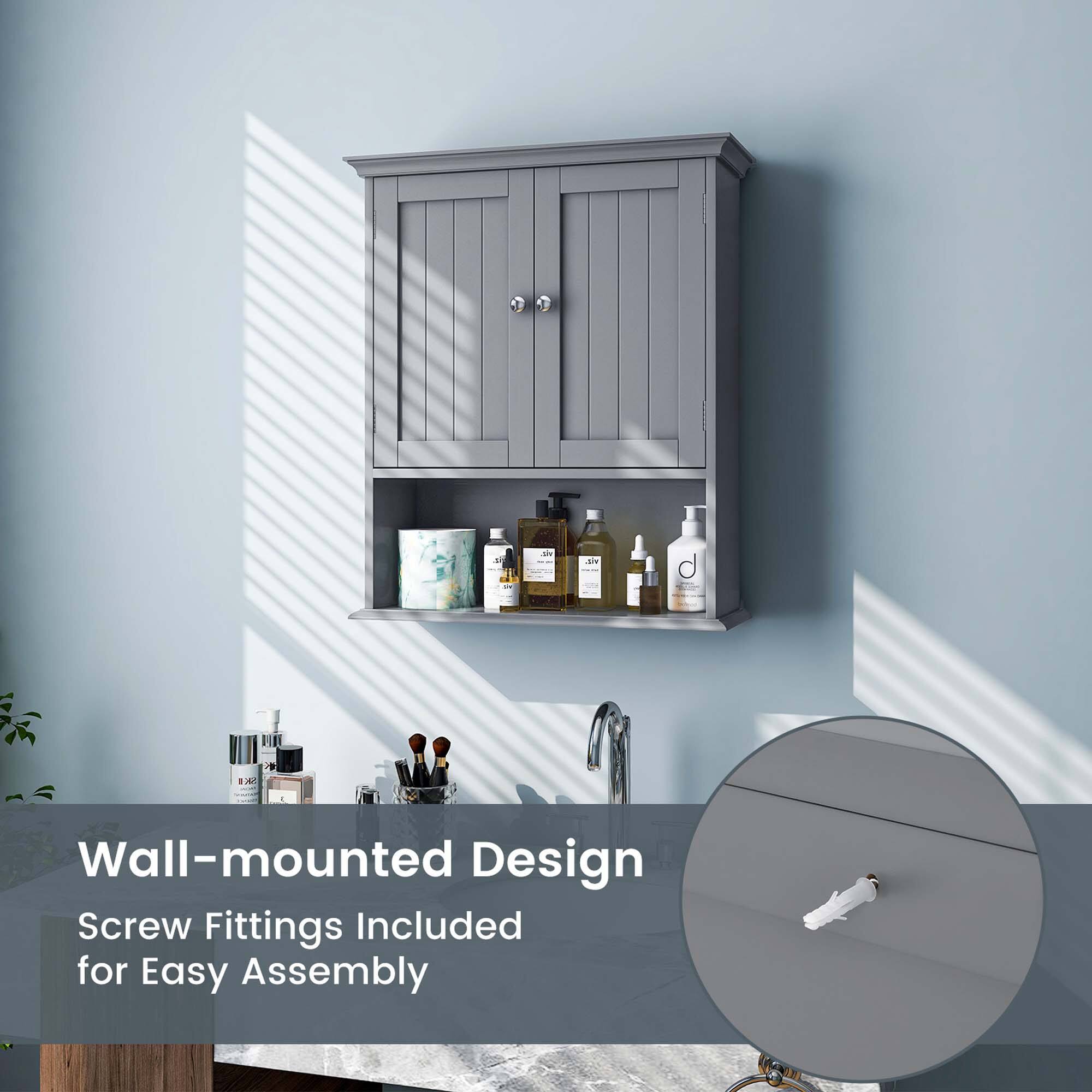 Wall-mounted Design
Screw Fittings Included for Easy Assembly