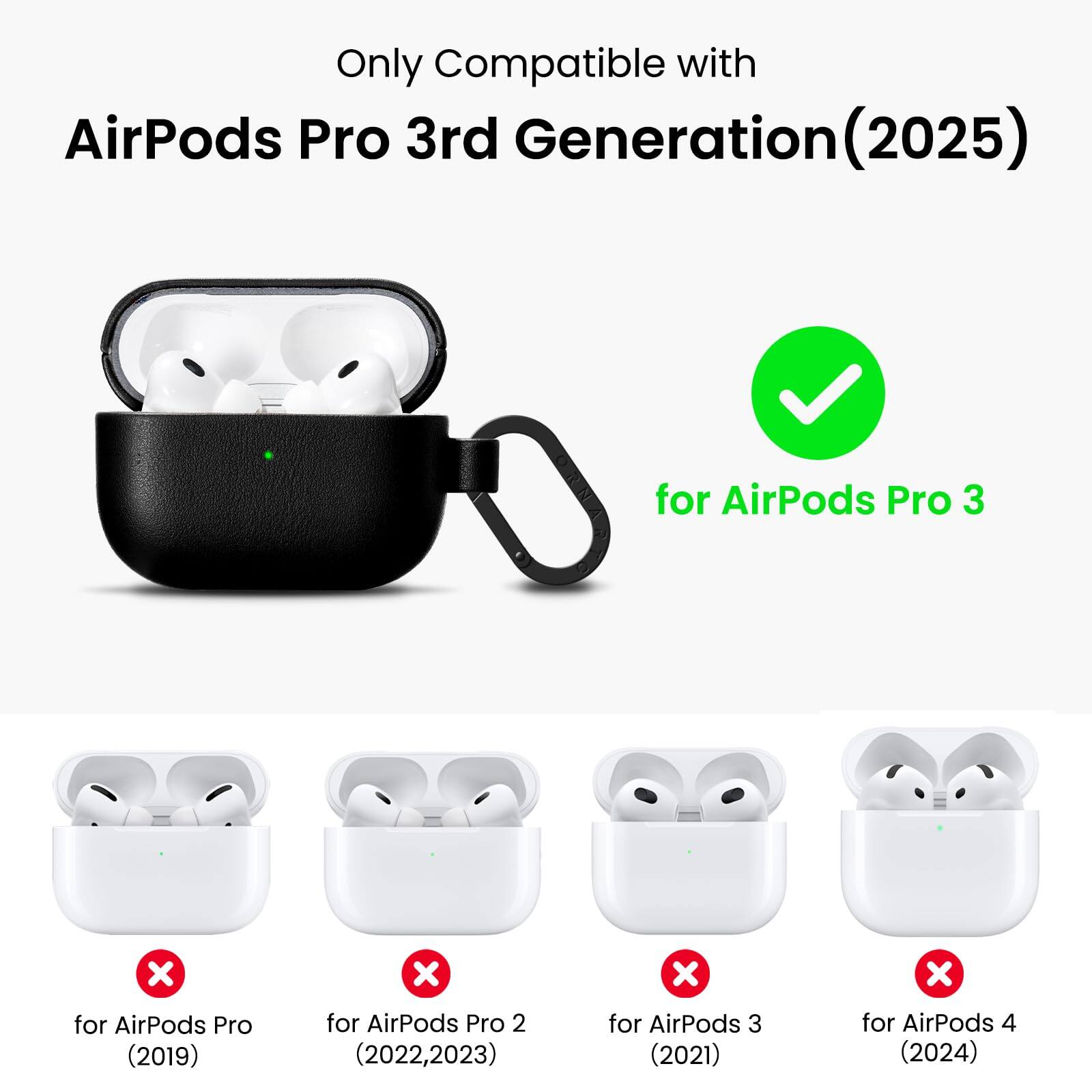 Airpods pro3 美品 Apple AirPods Pro (3rd generation) Black Bundle With Accessories