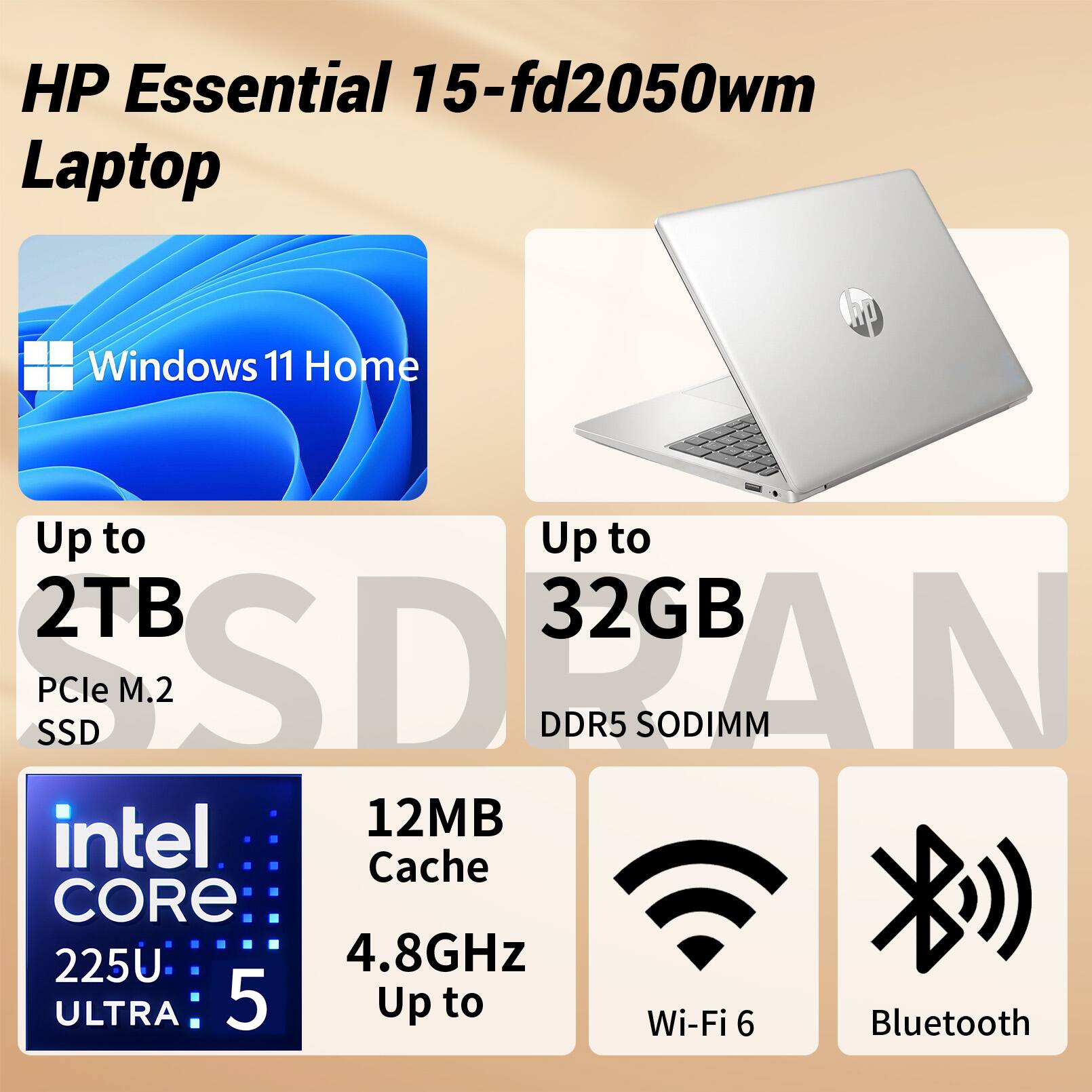 HP Upgraded 15.6