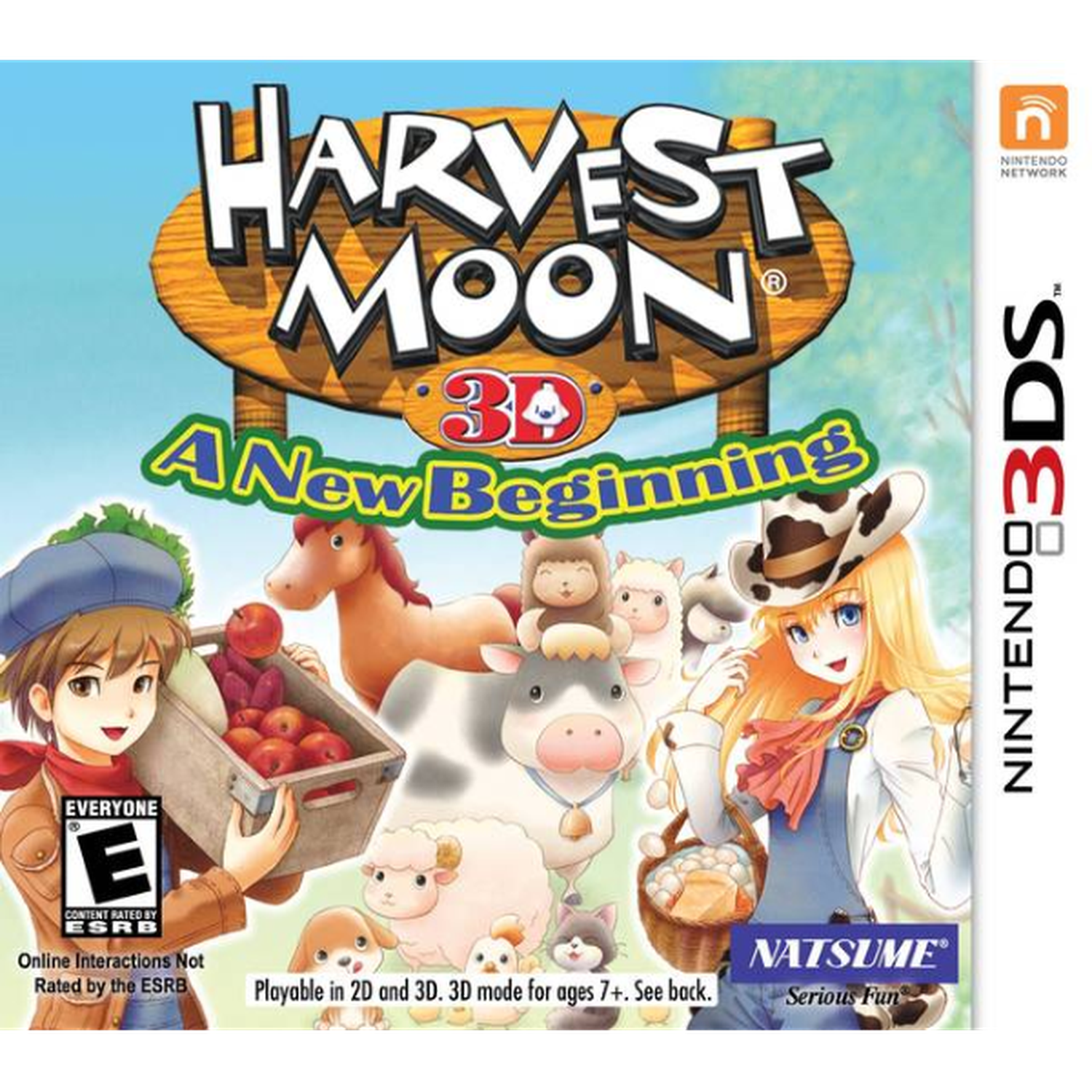 Harvest Moon 3D: A New Beginning [Nintendo 3DS] - PlayStation 3