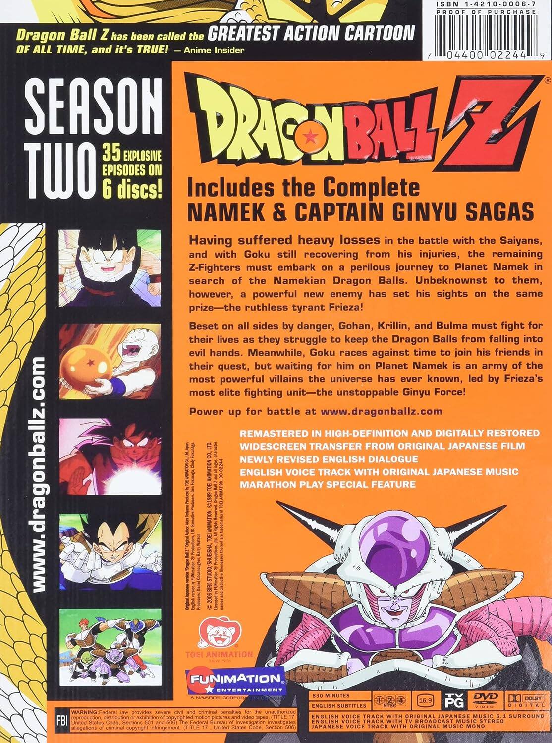 Alt View 1. Dragon Ball: Season Two   - DVD.