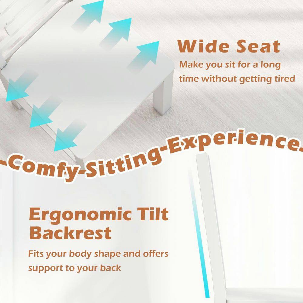 Wide Seat  
Make you sit for a long time without getting tired  

Comfy-Sitting-Experience  

Ergonomic Tilt Backrest  
Fits your body shape and offers support to your back