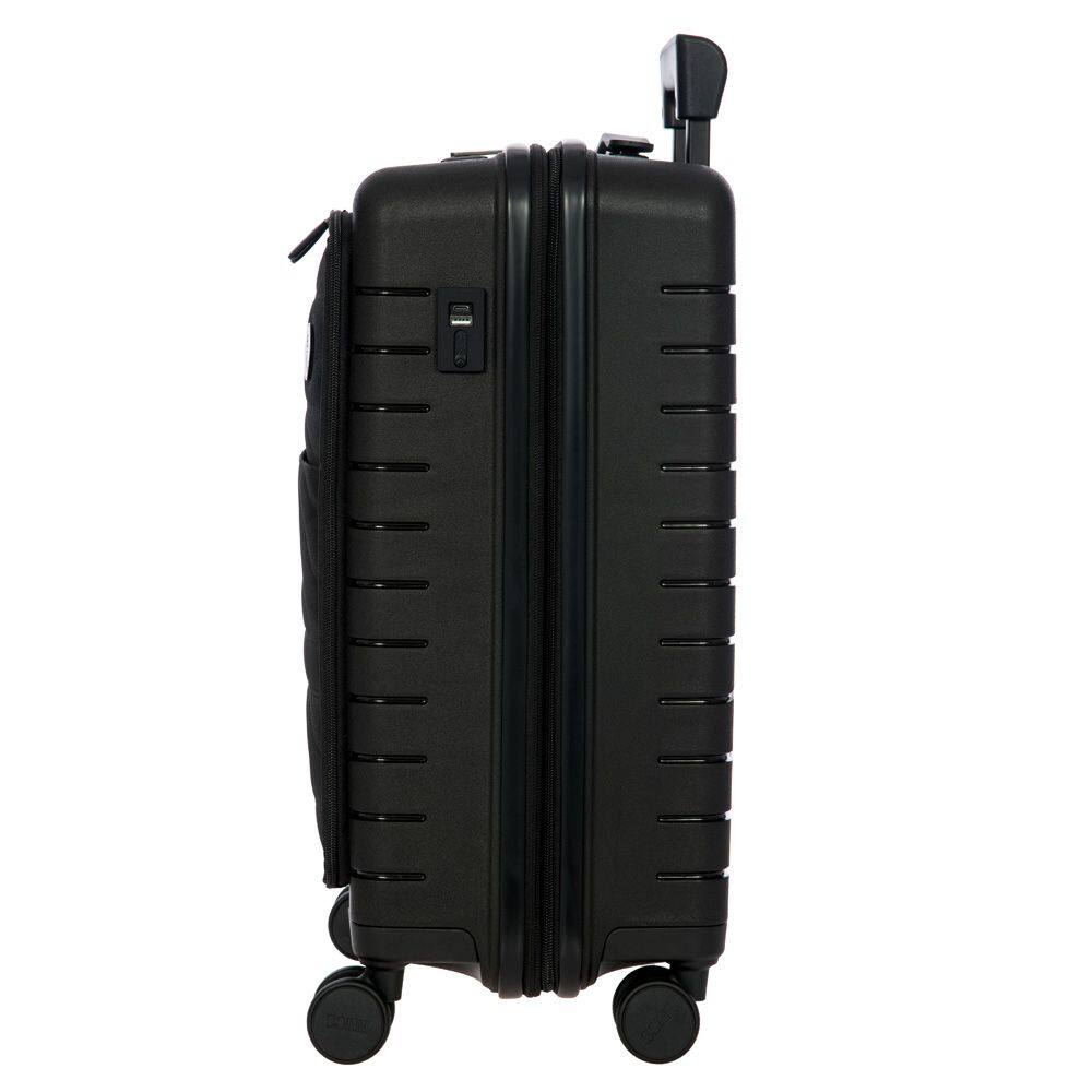 Back. Bric's - Bric's B|Y Ulisse 21" Expandable Spinner w/Pocket, Black - Black.