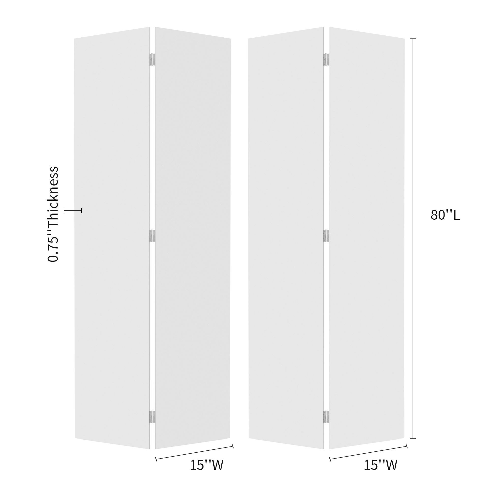 0.75" Thickness 80"L 15"W