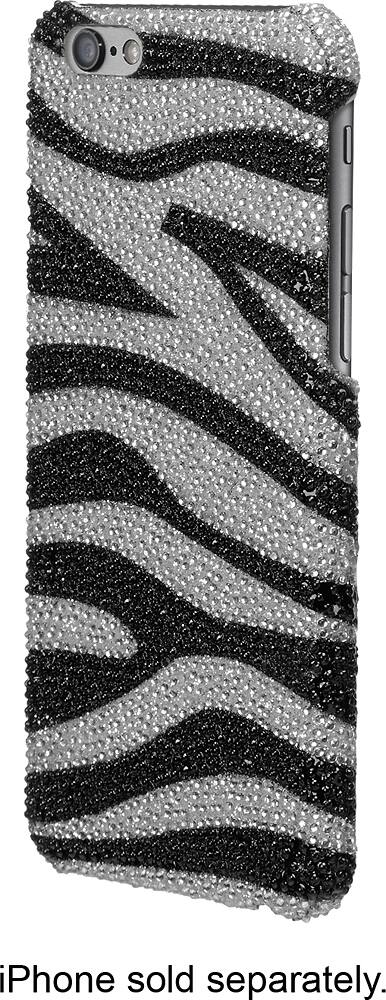Front. Insignia™ - Glam Case for Apple® iPhone® 6 - Black/Clear.