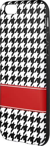 Front. Insignia™ - Case for Apple® iPhone® 6 - Black/White/Red.