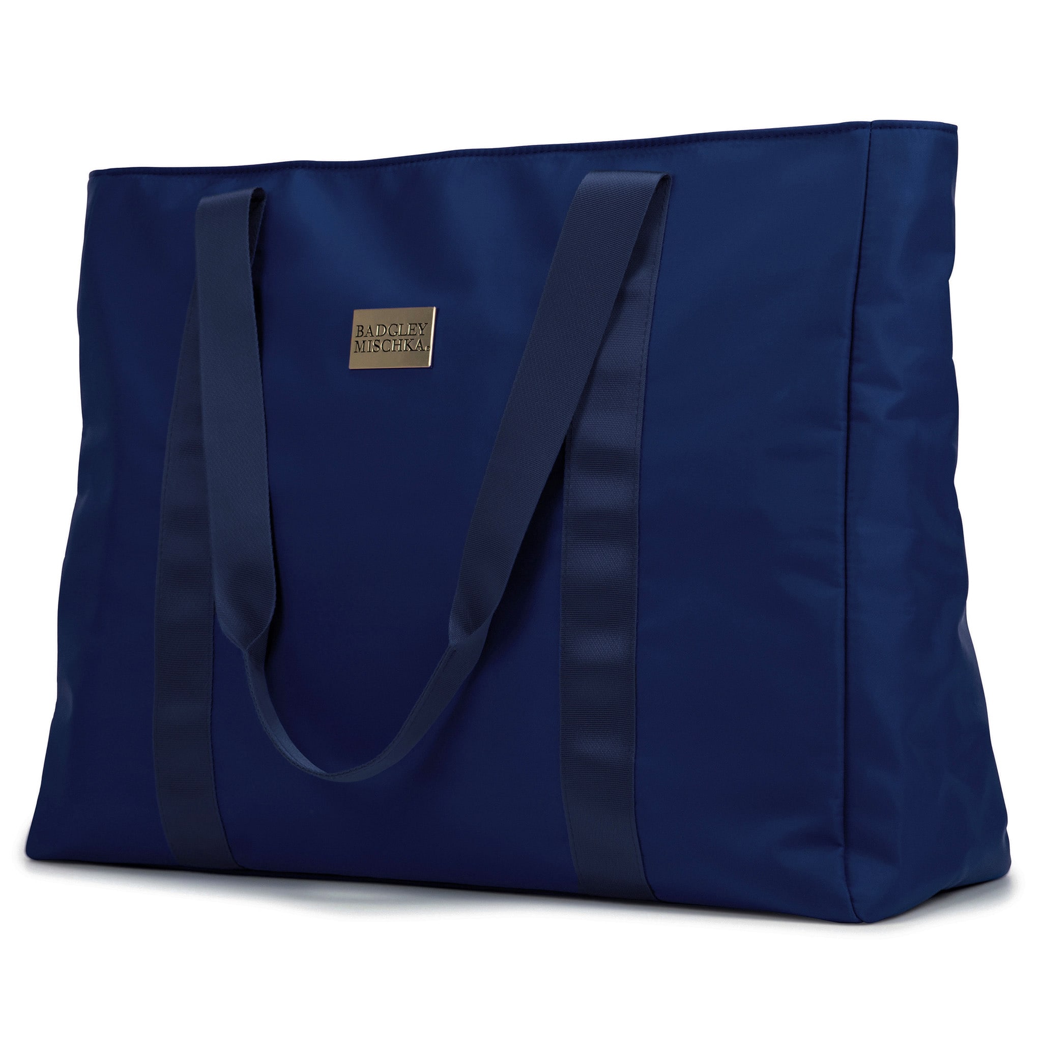Badgley Mischka - Nylon Weekender Duffel Bag - Navy
