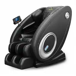 ZACHVO - Zero-Gravity Full-Body Massage Chair - Black