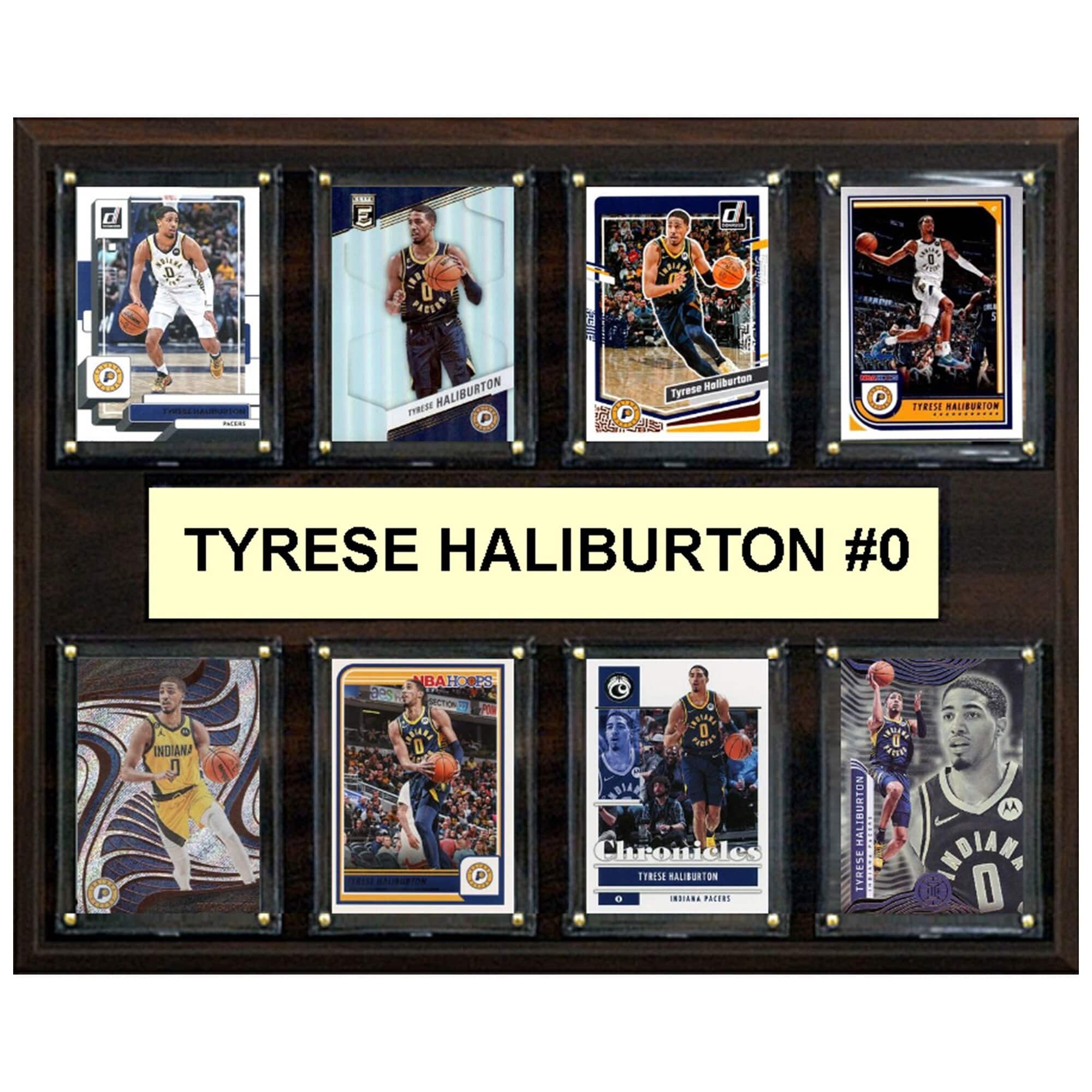 "C&I Collectibles - Tyrese Haliburton Indiana Pacers 12"" x 15"" Trading Card Plaque - Multicolor" price history on PriceWatchPro
