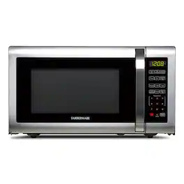 Farberware - 1.6 cu. ft. Microwave Oven, Brushed - Stainless Steel