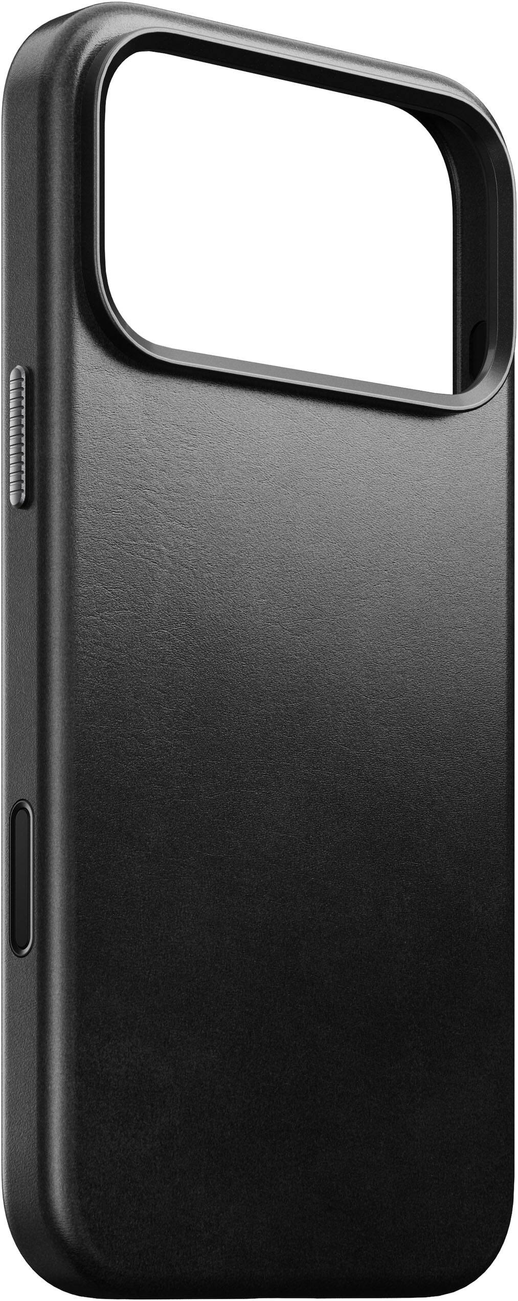 Back. Nomad - Traditional Leather Series Case for Apple iPhone 18 Pro Max/iPhone 17 Pro Max Horween Leather - Black.