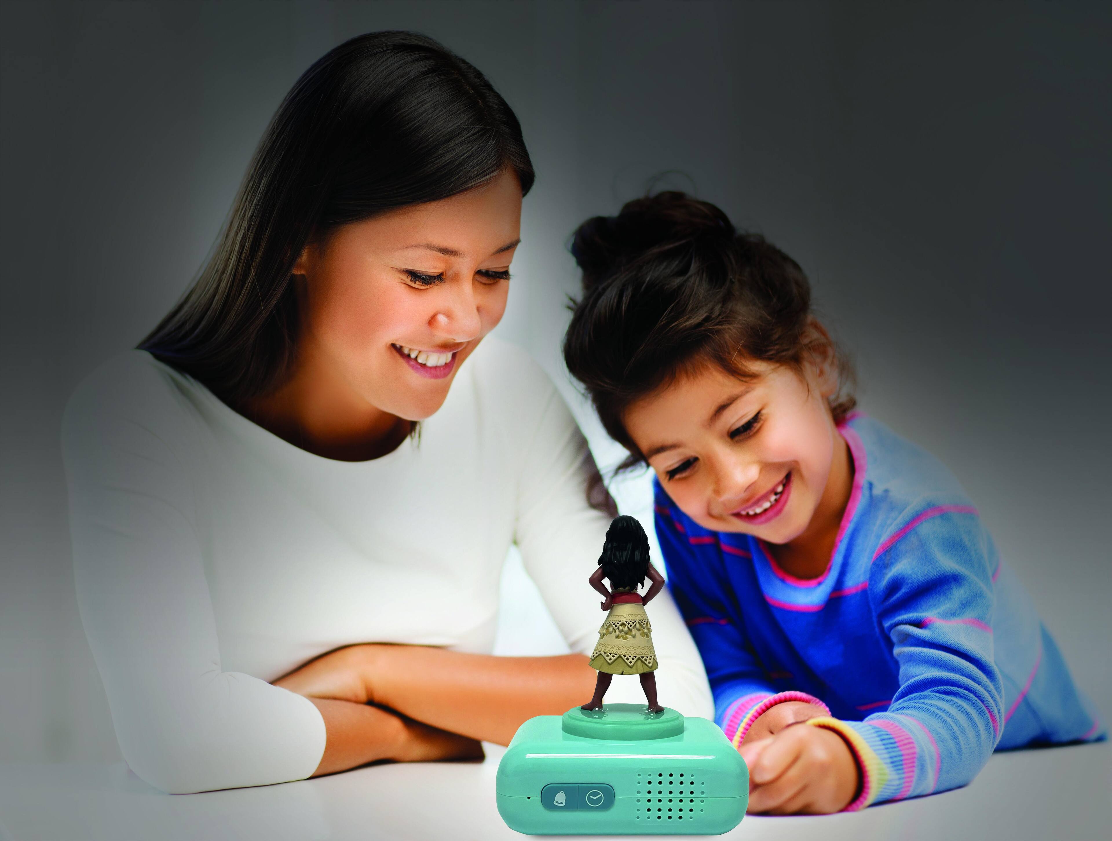 Alt View 3. Lexibook - Disney Moana Night Light Alarm Clock with Sounds - MULTICOLOR.