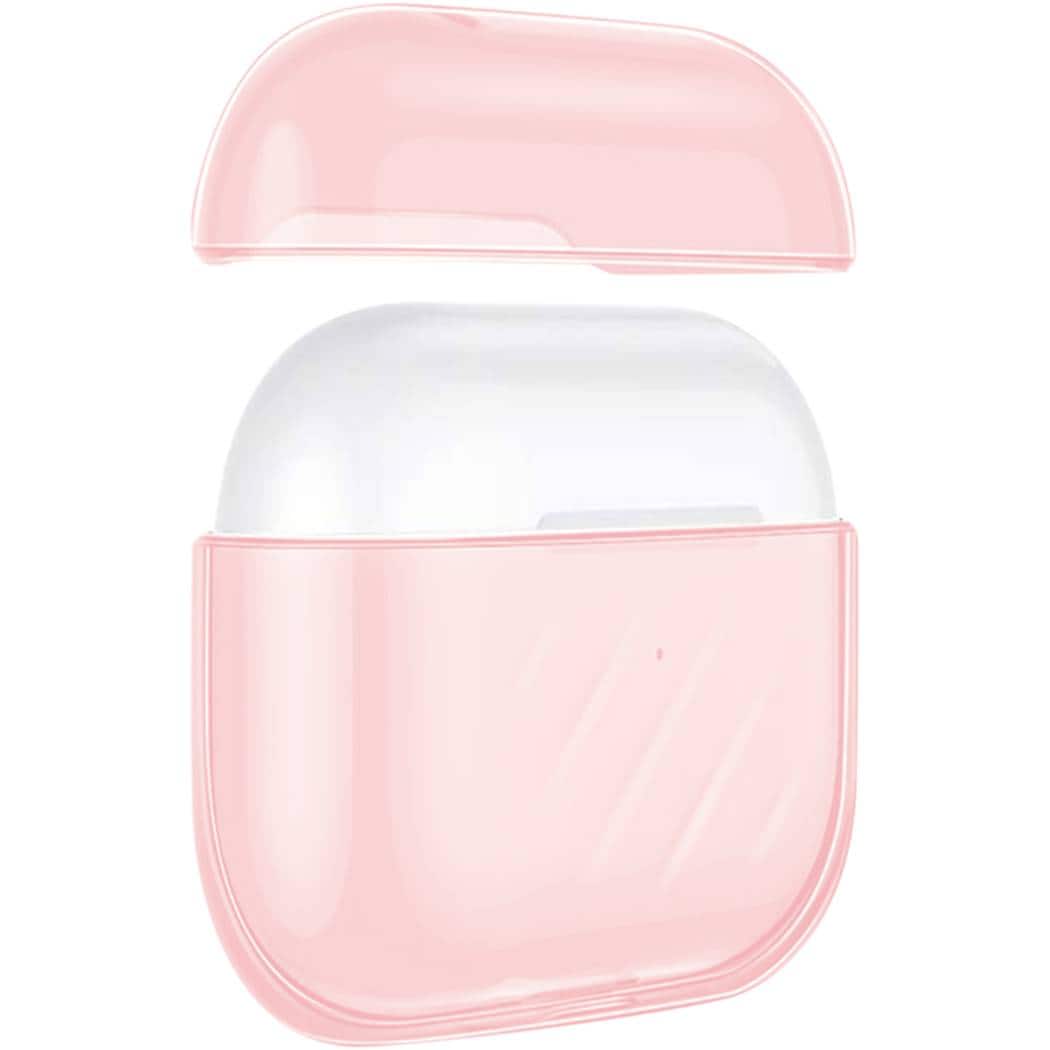 Alt View 12. SaharaCase - Hybrid Flex Series Case for Apple AirPods (3rd Generation) - Transparent Pink.