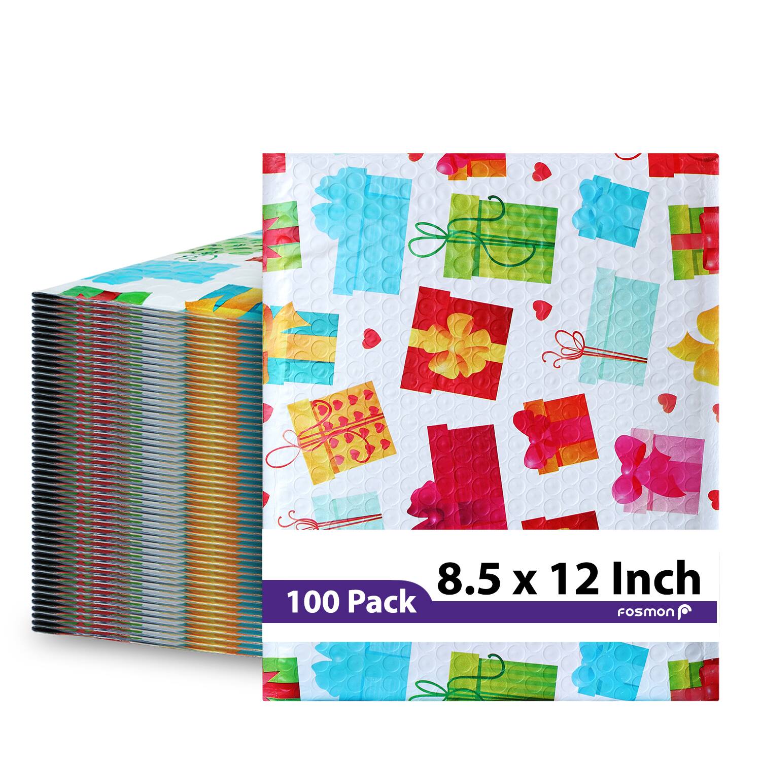 Fosmon  
8.5 x 12 Inch  
100 Pack
