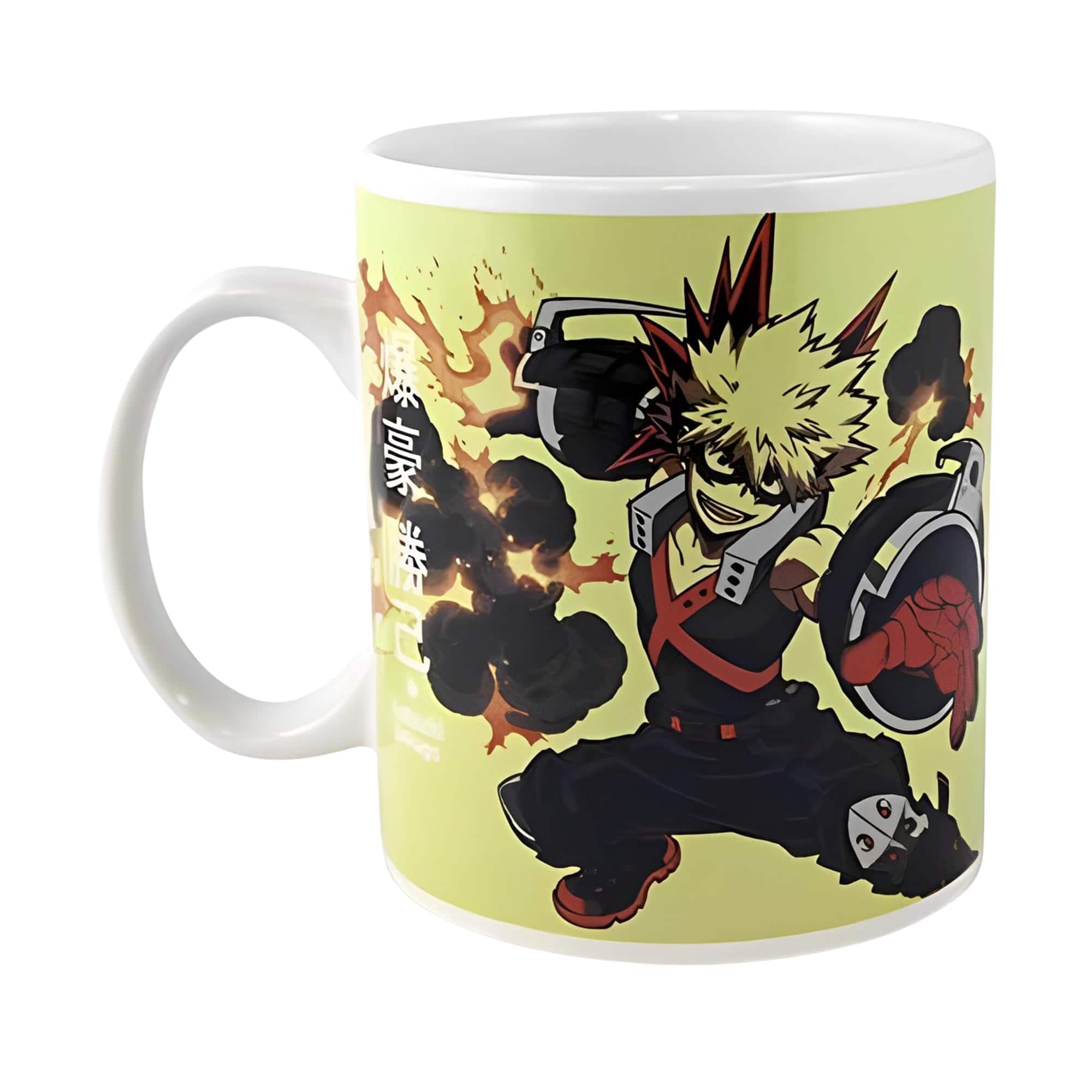 Just Funky - My Hero Academia Izuku and Katsuki 16oz Ceramic Mug - Yellow