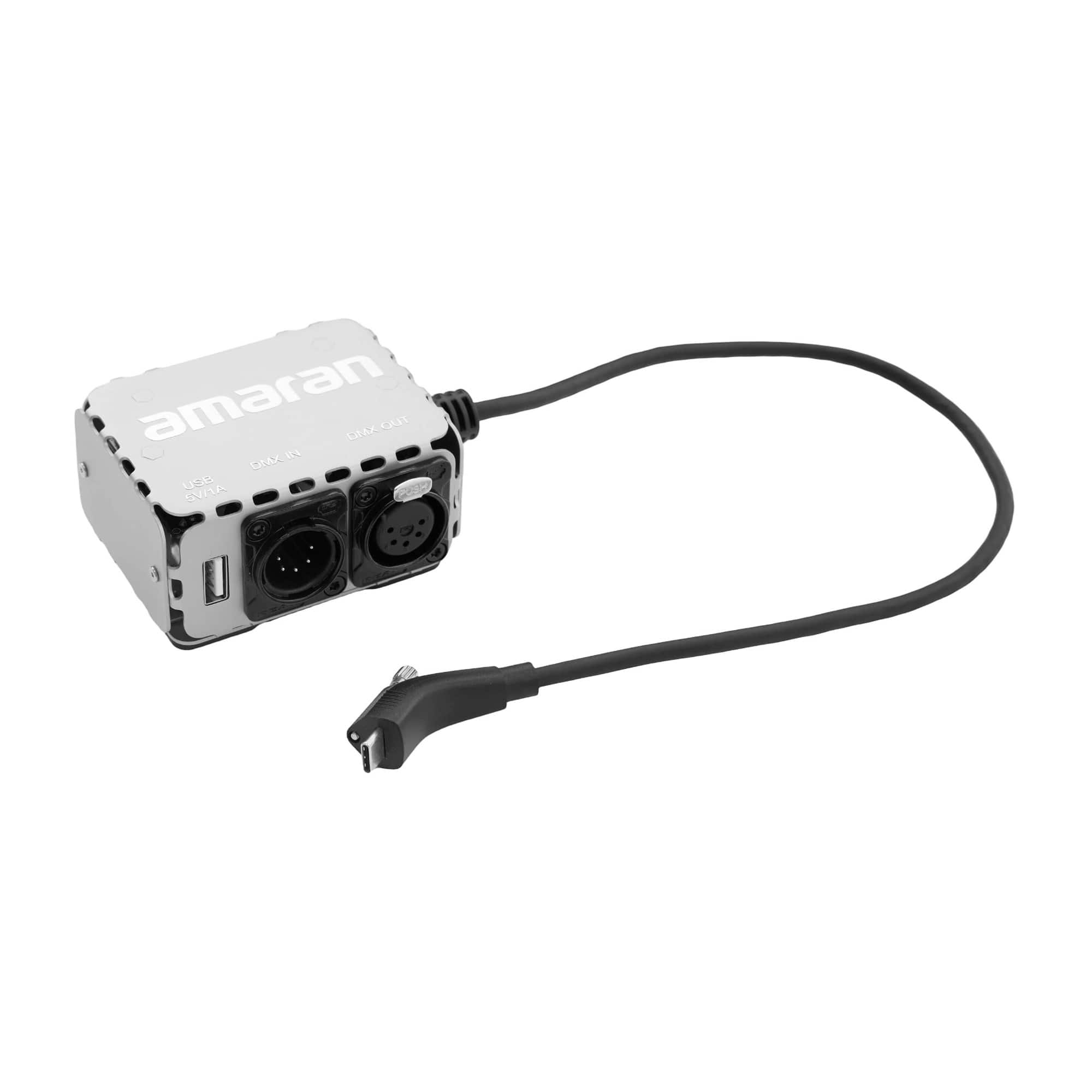 Amaran - USB-C to 5-Pin DMX In and Out Adapter