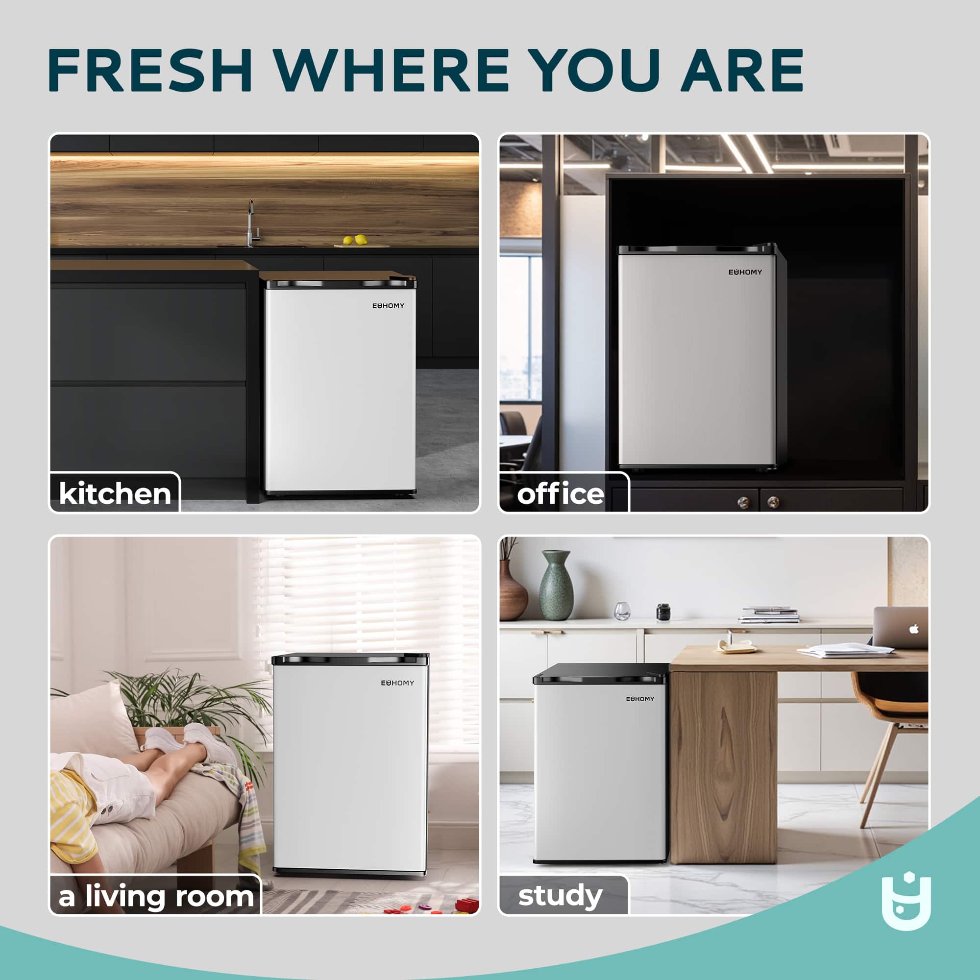 SIMZLIFE 2.1 Cu.ft Compact Single Door Upright Freezer Reversible