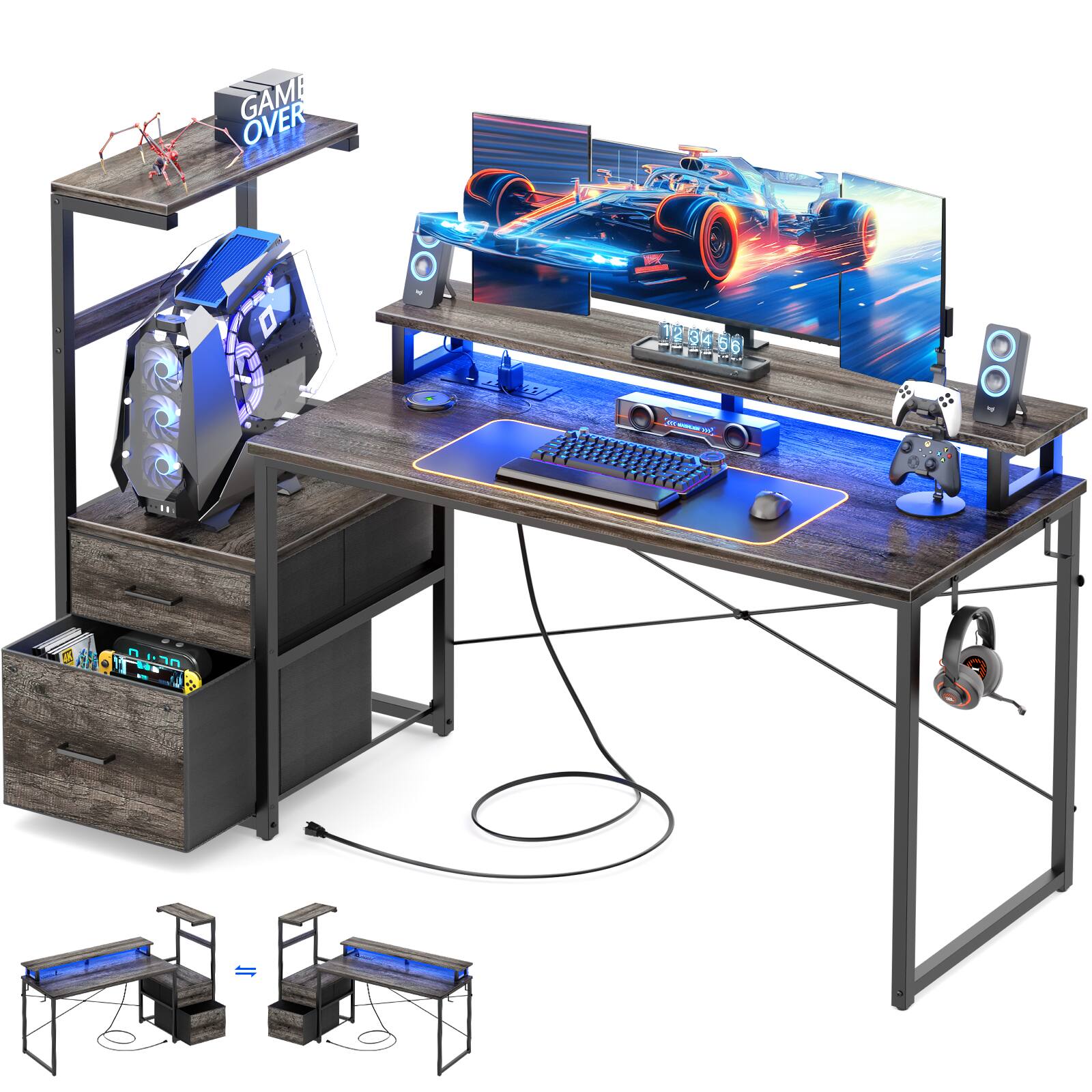 GAME OVER  
1 C - D  
12344.66  
12 314 1 66  
EW E - 0130