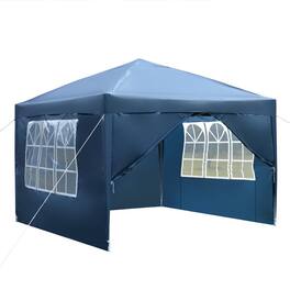 Winado - 10x10ft Ez Pop Up Canopy, Portable Instant Canopy Tent with 4 SideWalls for Outdoor Events, Party, Wedding