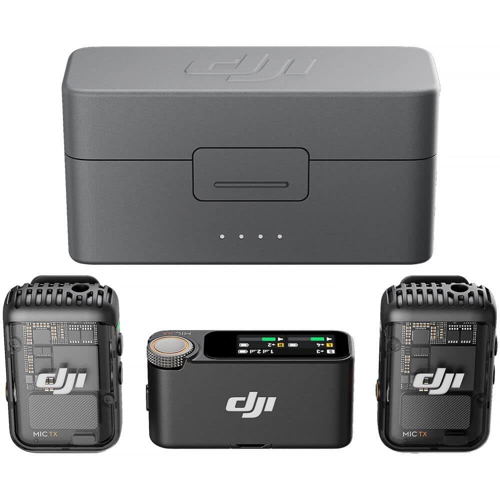 DJI Mic 2 2 Person Compact Digital Wireless Microphone System