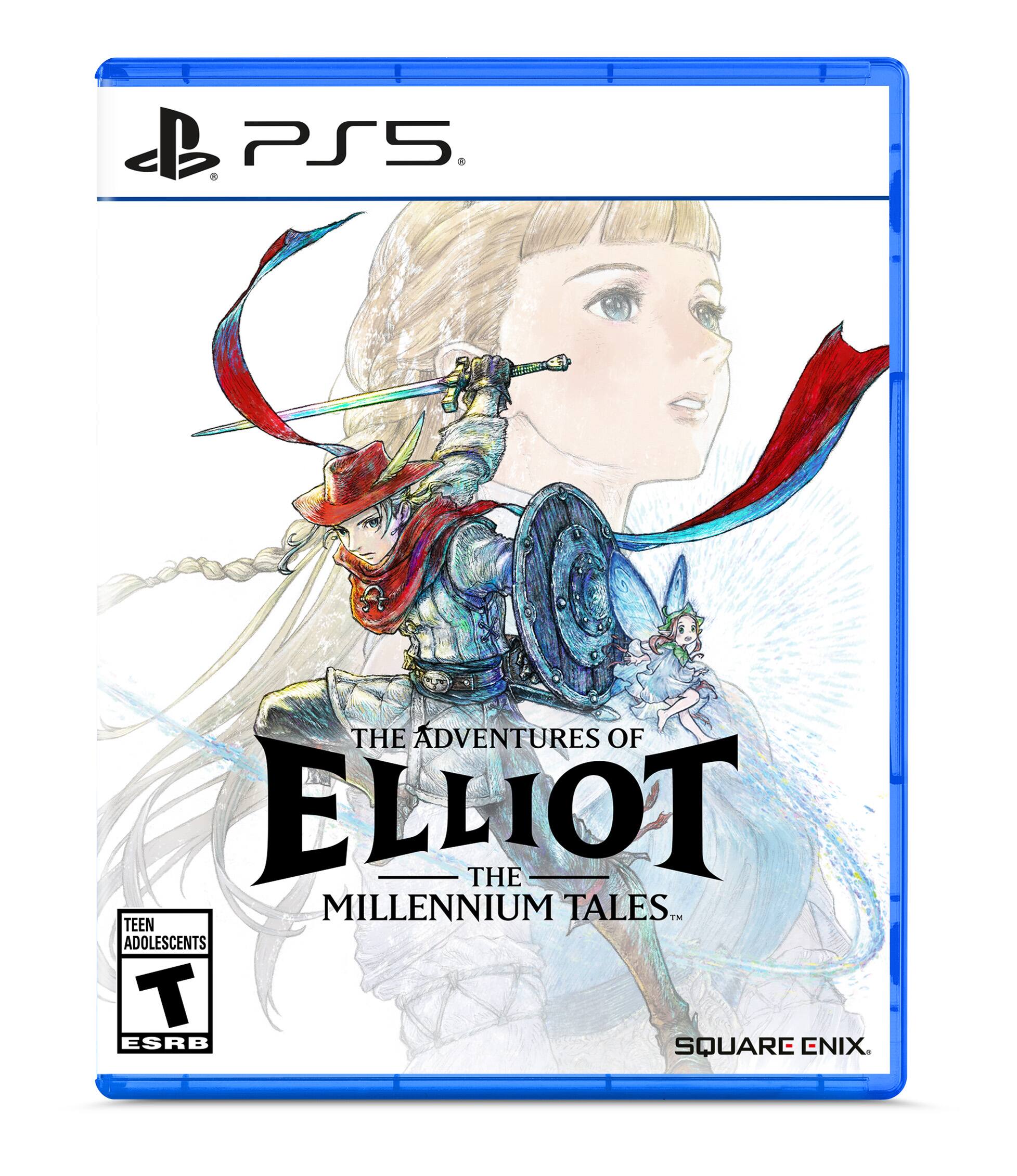 PS5  
THE ADVENTURES OF ELLIOT THE MILLENNIUM TALES™  
TEEN ADOLESCENTS  
ESRB  
SQUARE ENIX