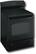 Angle Standard. GE - 30" Self-Cleaning Freestanding Electric Range - Black-on-Black.