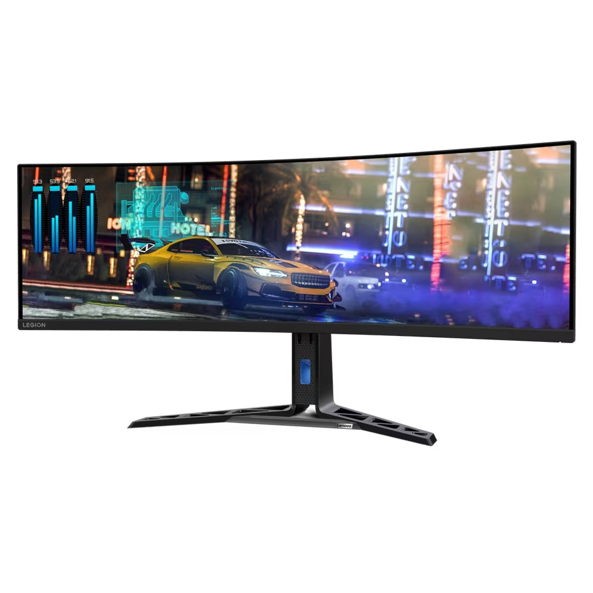 Lenovo - Refurbished Excellent - Legion R45W-30 44.5" Dual QHD VA 1500R Up to 170Hz 450 Nit Gaming Monitor - Black