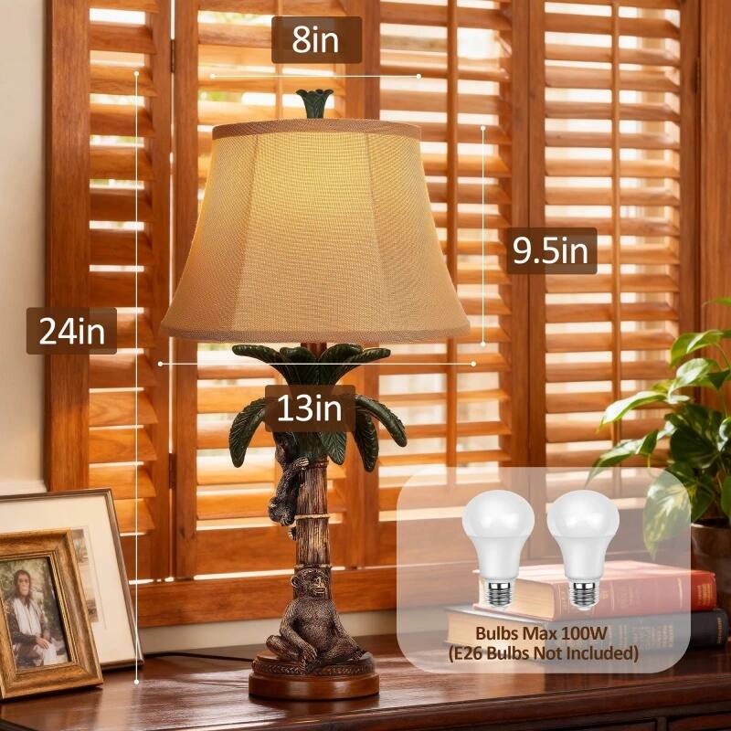 8in  
9.5in  
24in  
13in  
Bulbs Max 100W (E26 Bulbs Not Included)