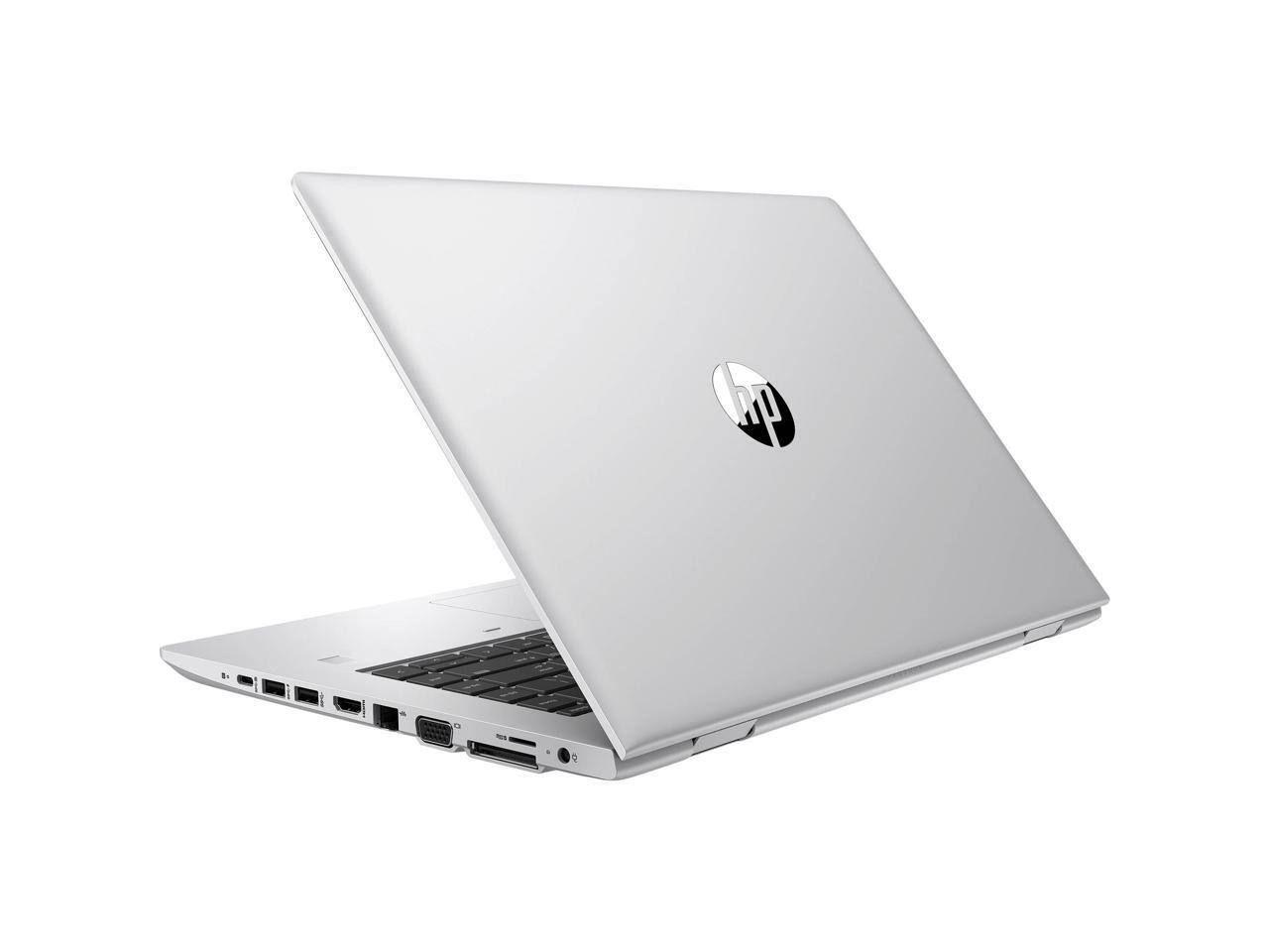 Alt View 1. HP - HP ProBook 640 G5, Intel Core i5-8265U 1.6GHz, 16GB, 256GB NVMe SSD, 14" HD, Windows 11 Pro 64-bit - Silver.